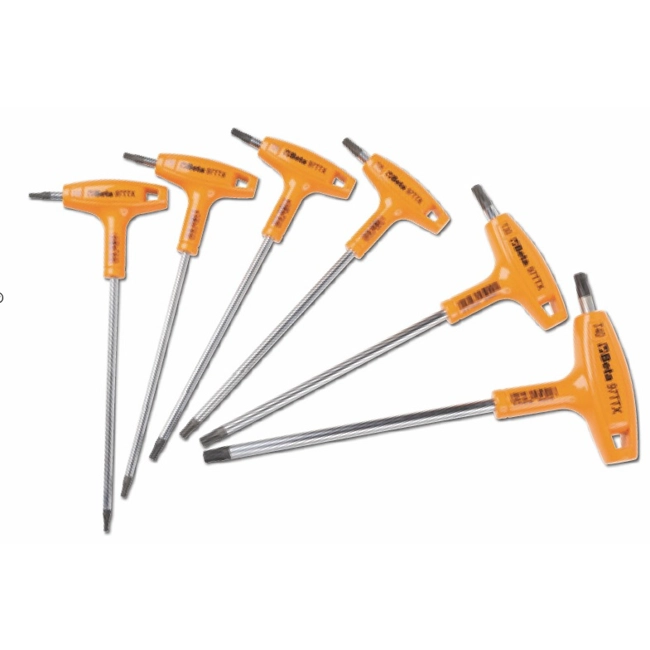 Vendita online Serie di 6 chiavi maschio torx art.97TTX/S6